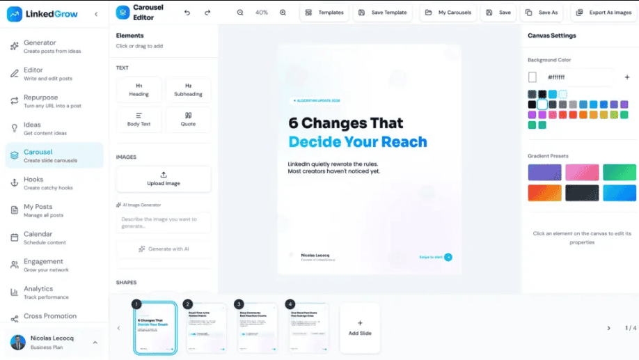LinkedGrow All In One LinkedIn Automation Tool BYOK Lifetime Deal (4)