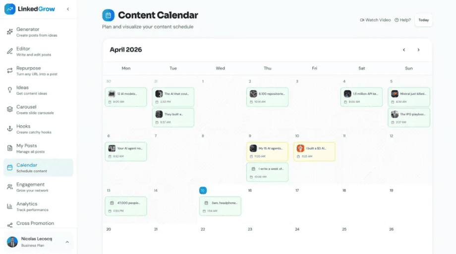 LinkedGrow All In One LinkedIn Automation Tool BYOK Lifetime Deal (6)