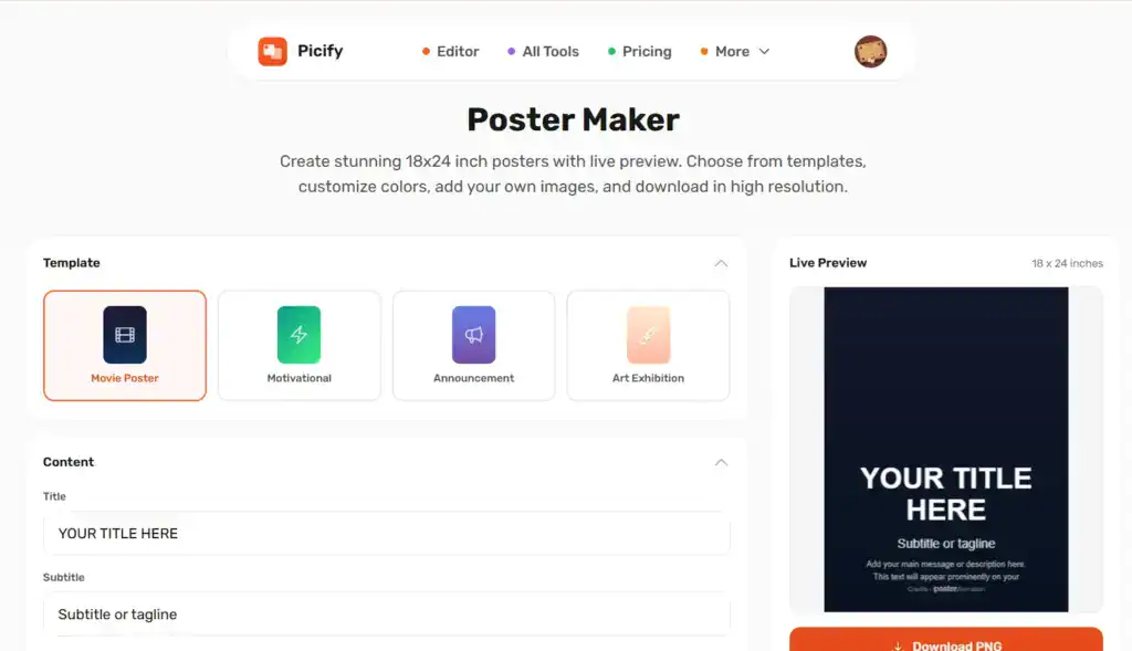 Poster Maker