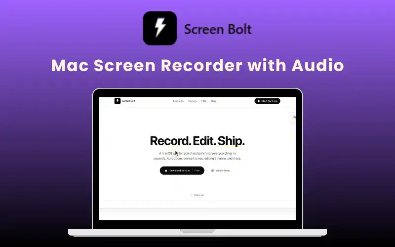 Screen Bolt