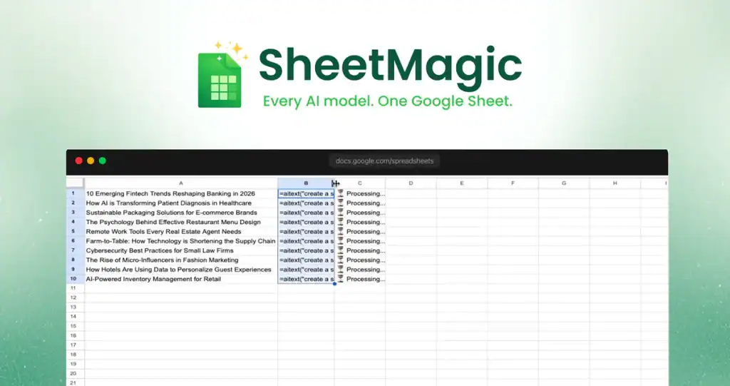 sheetmagic