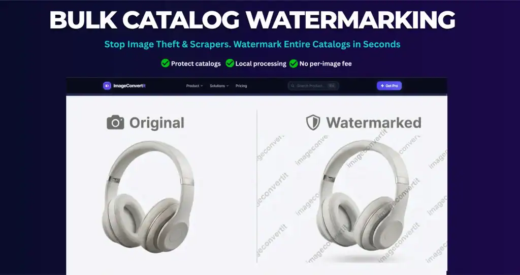 BULK CATALOG WATERMARKING