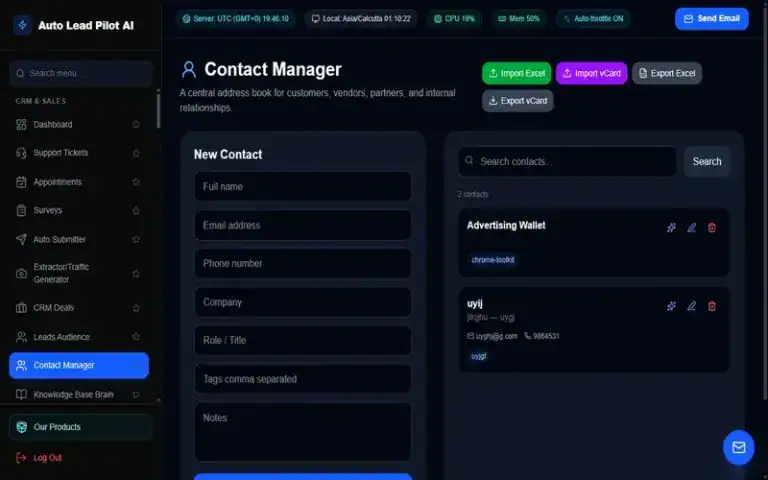 Bundlewp.com contacts auto lead pilot ai 1 768x480