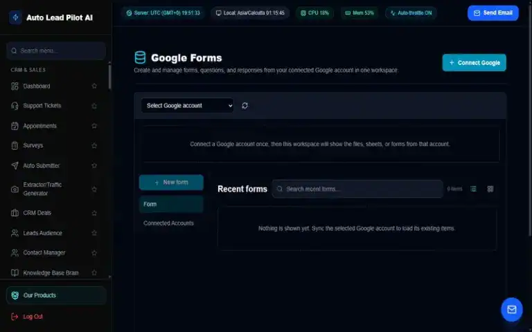 Bundlewp.com google forms auto lead pilot ai 1 768x480