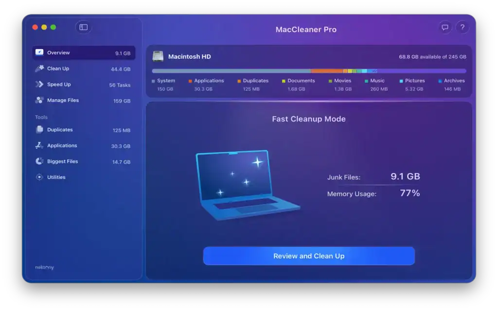 Clean Mac Faster