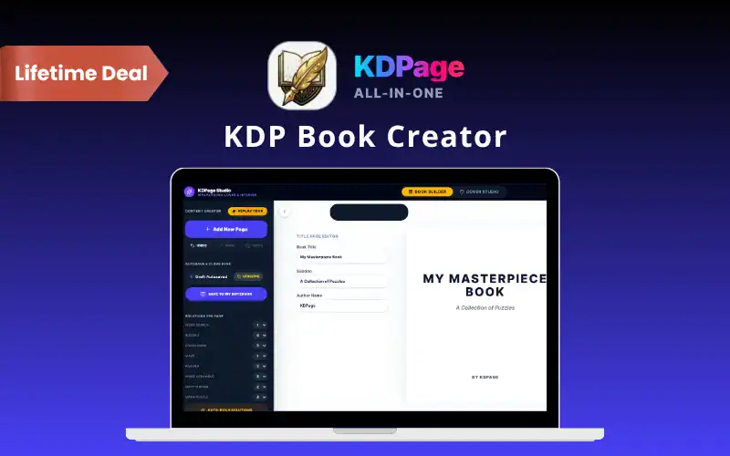 KDPage KDP Book Creator Feature Image