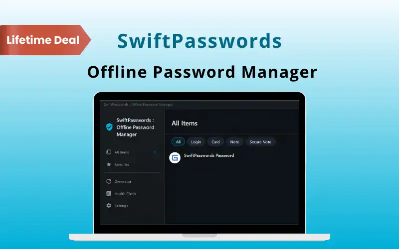 SwiftPasswords offline Password Manager Feature Image