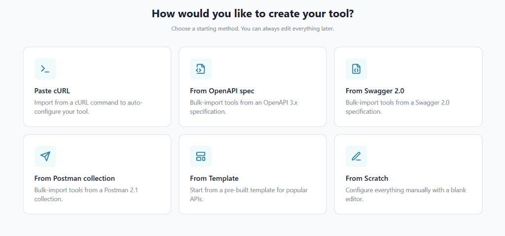 import options
