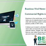 Buzzious Viral News Site Creation App Featured Image