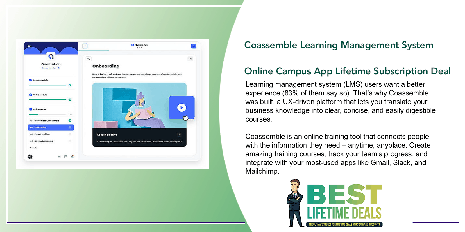 Coassemble Learning Management System Featured Image