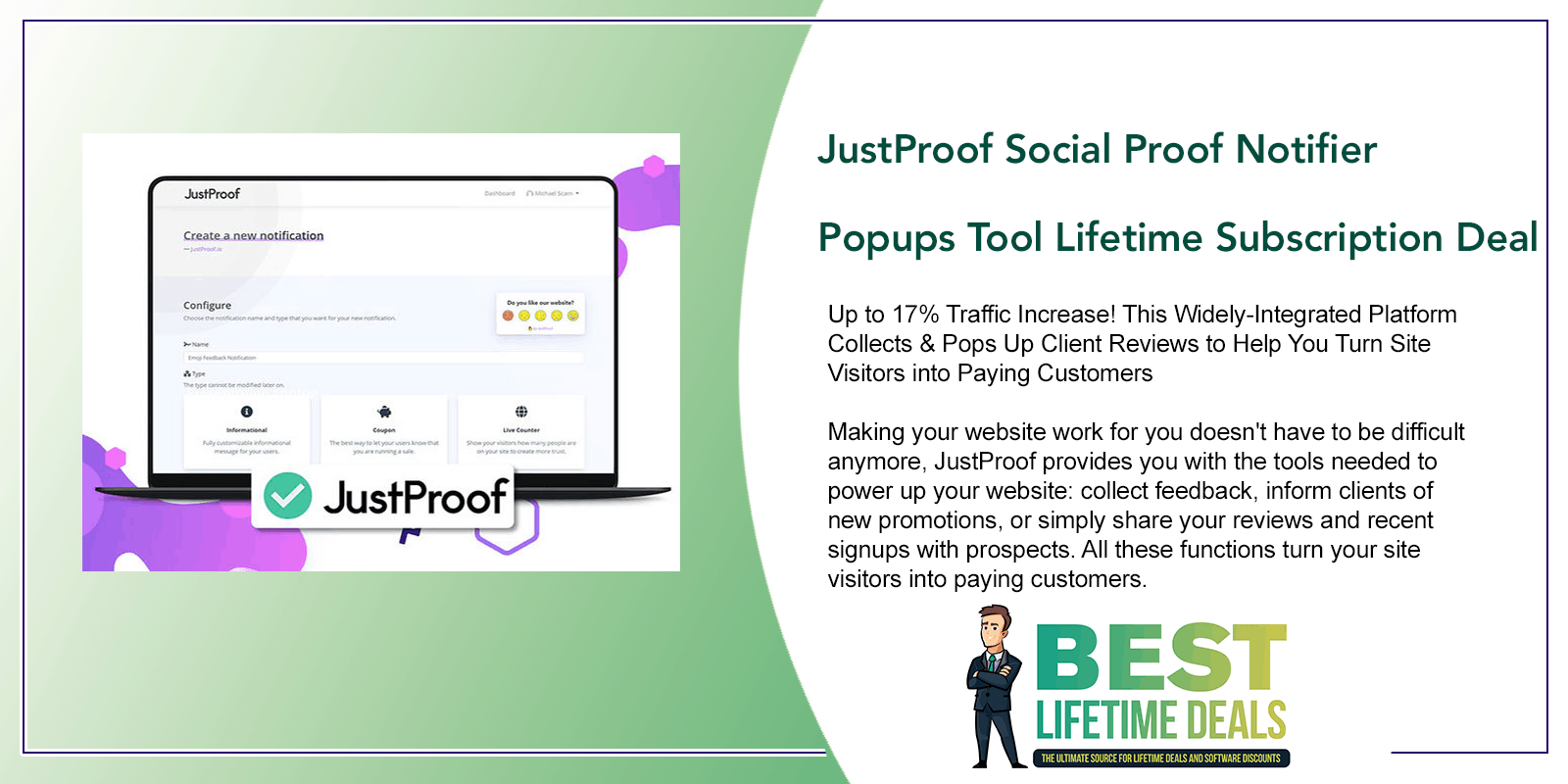 JustProof Social Proof Notifier Featured Image