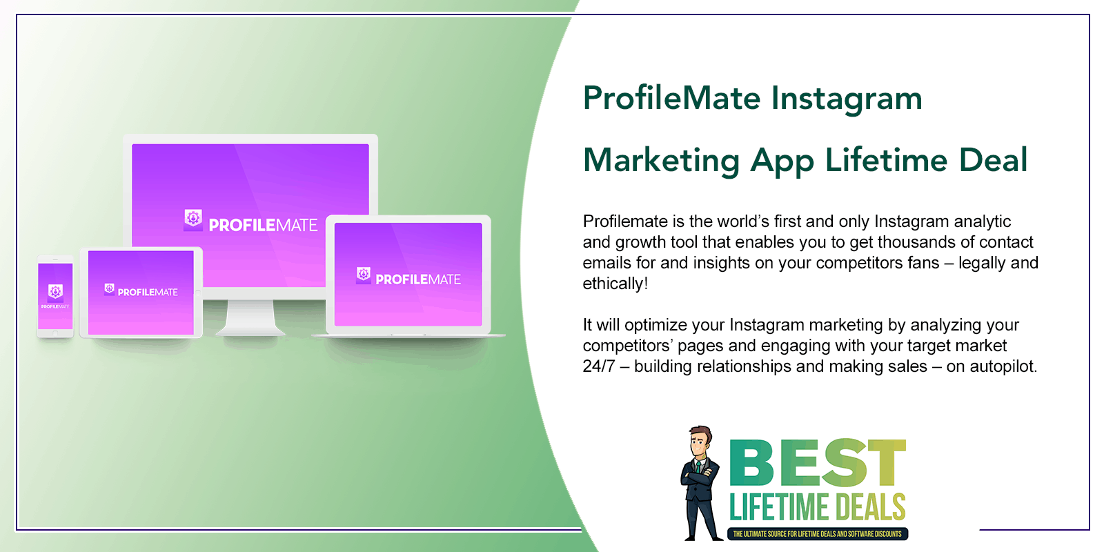 ProfileMate Instagram Marketing App Featured Image