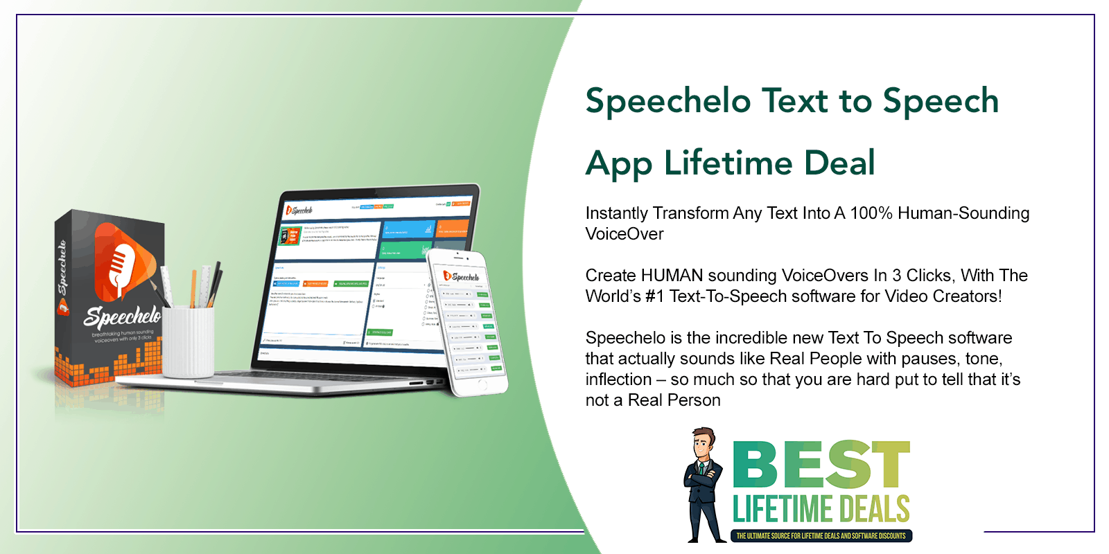 Speechelo Text to Speech Featured Image