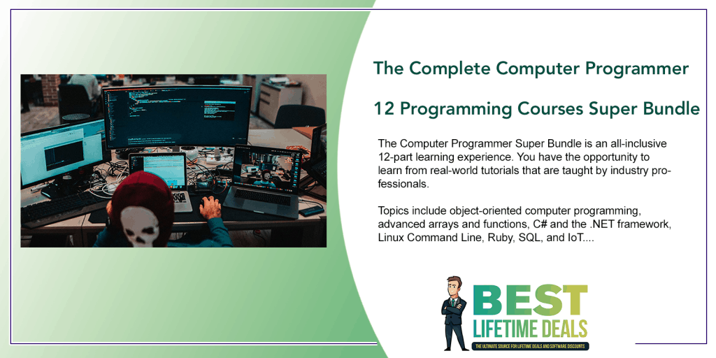 Computer Programmer 12 Programming Courses Super Bundle