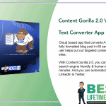 Content Gorilla 2.0 Video Into Formatted Text Converter App Featured Image