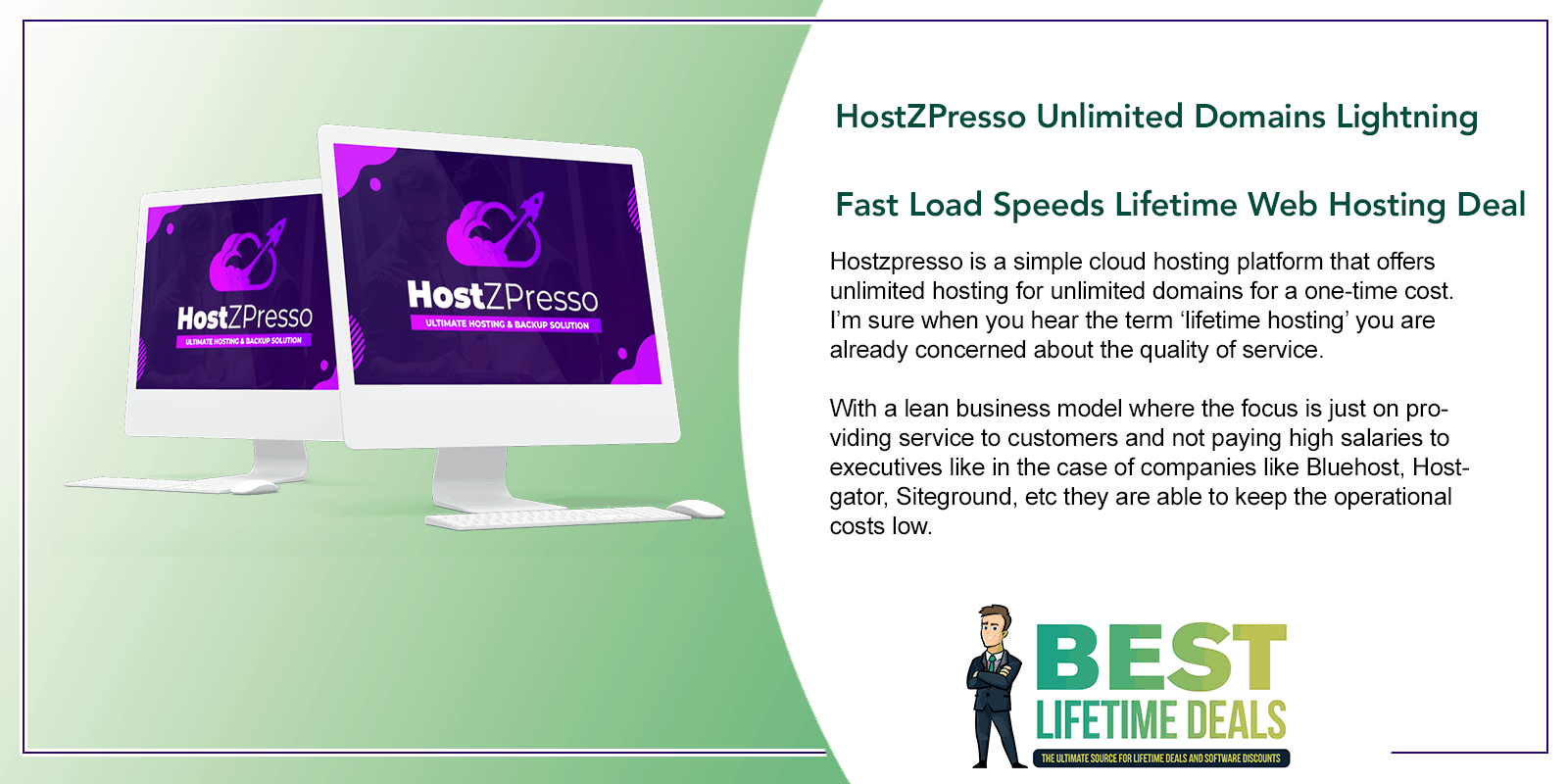 HostZPresso Unlimited Domains Lightning Fast Load Speeds Featured Image
