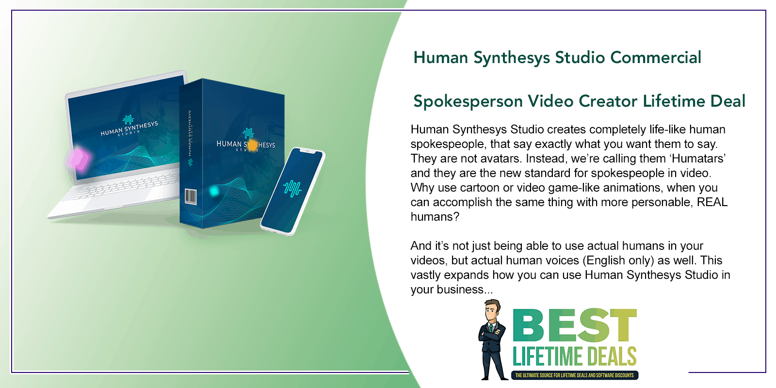 Human Synthesys Studio Commercial Featured Image