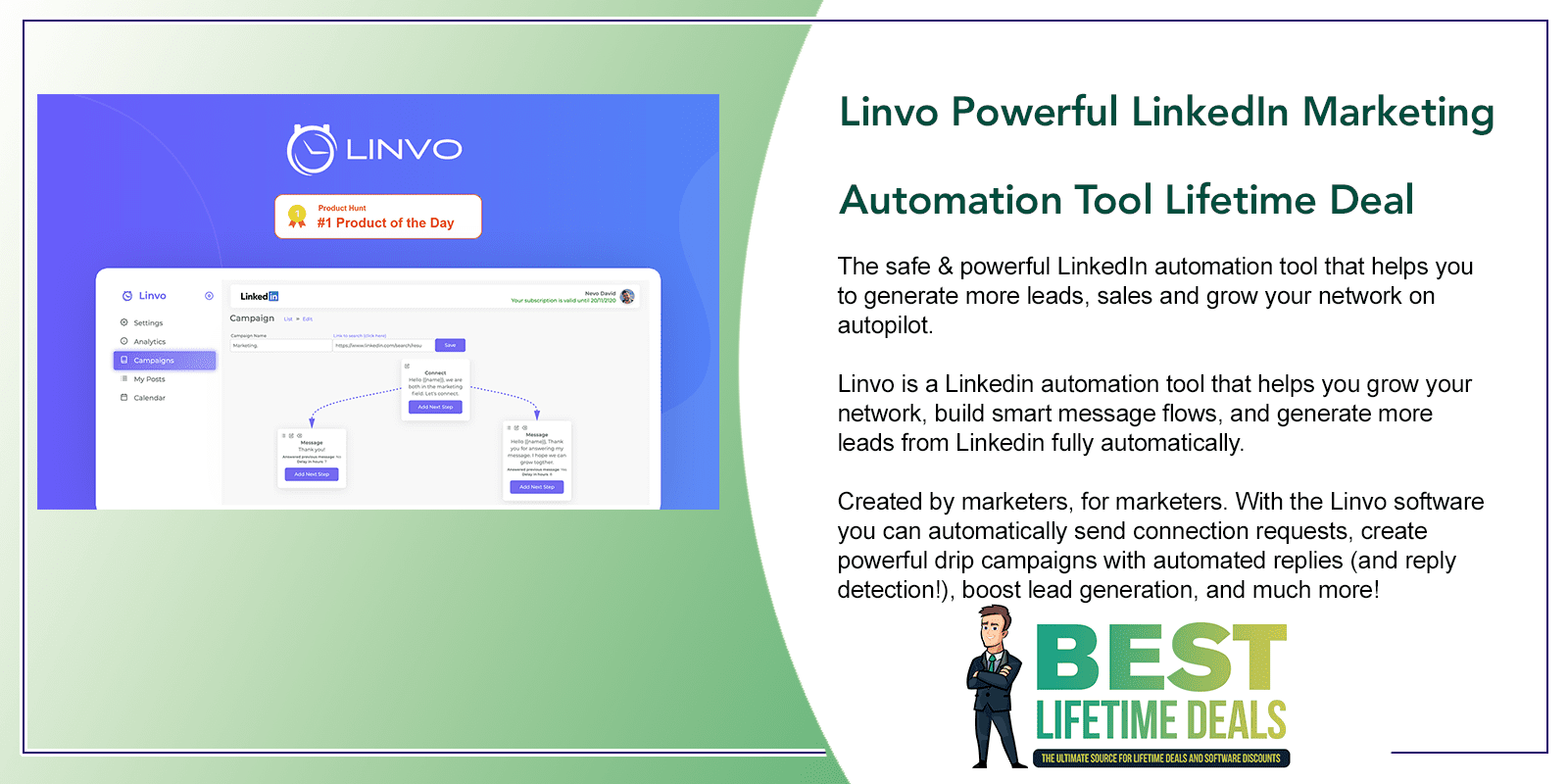 Linvo Powerful LinkedIn Marketing Automation Tool Featured Image