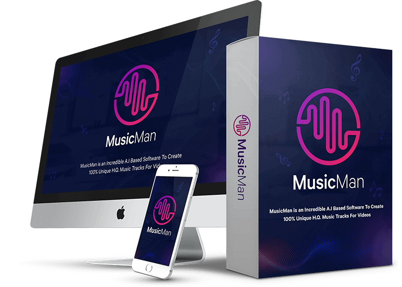 MusicMan Commercial Unique Premium Music Tracks Auto Creation Software Lifetime Deal