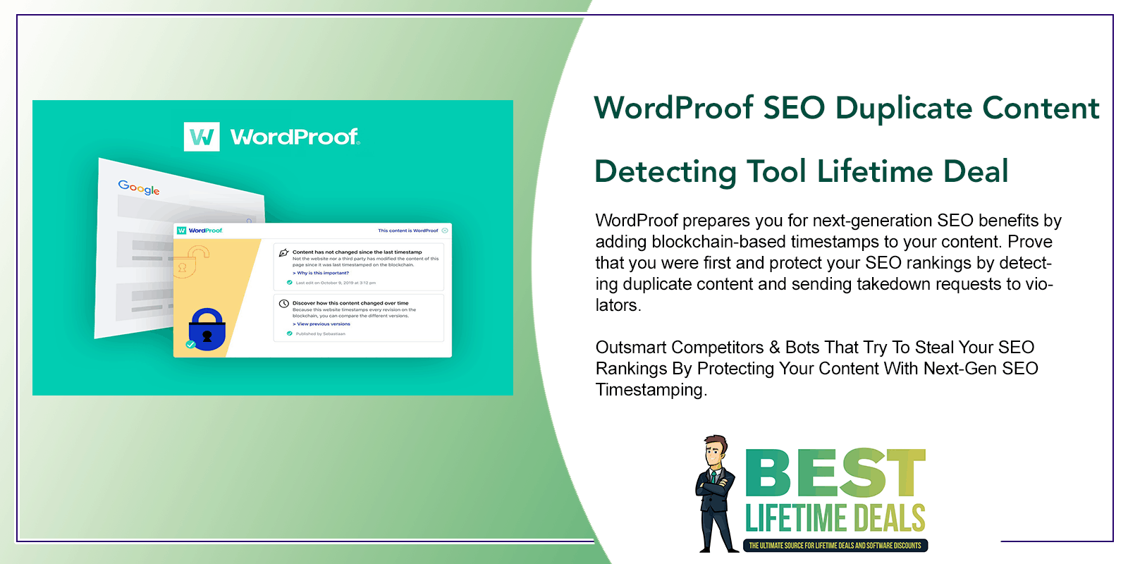 WordProof SEO Duplicate Content Detecting Tool Lifetime Deal