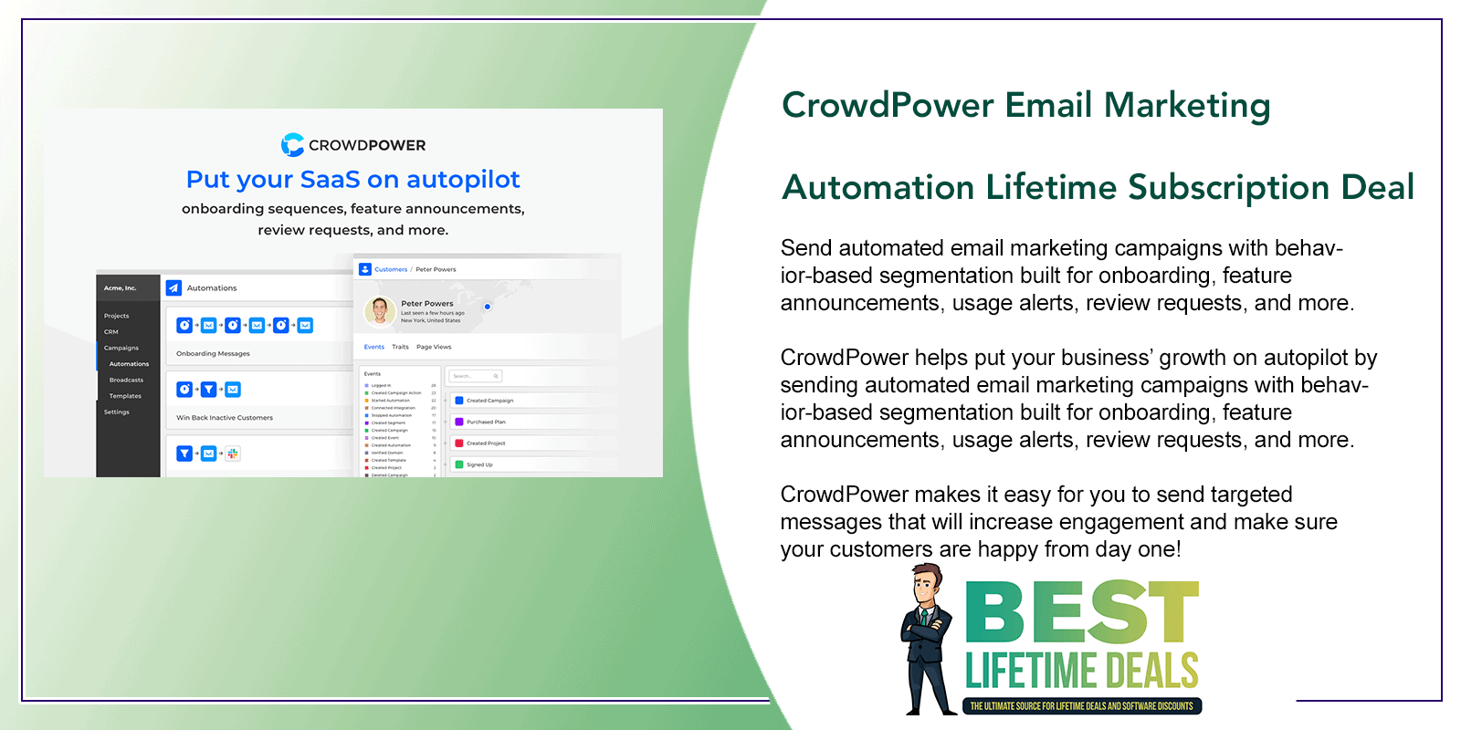 CrowdPower Email Marketing Automation Lifetime Featured Image