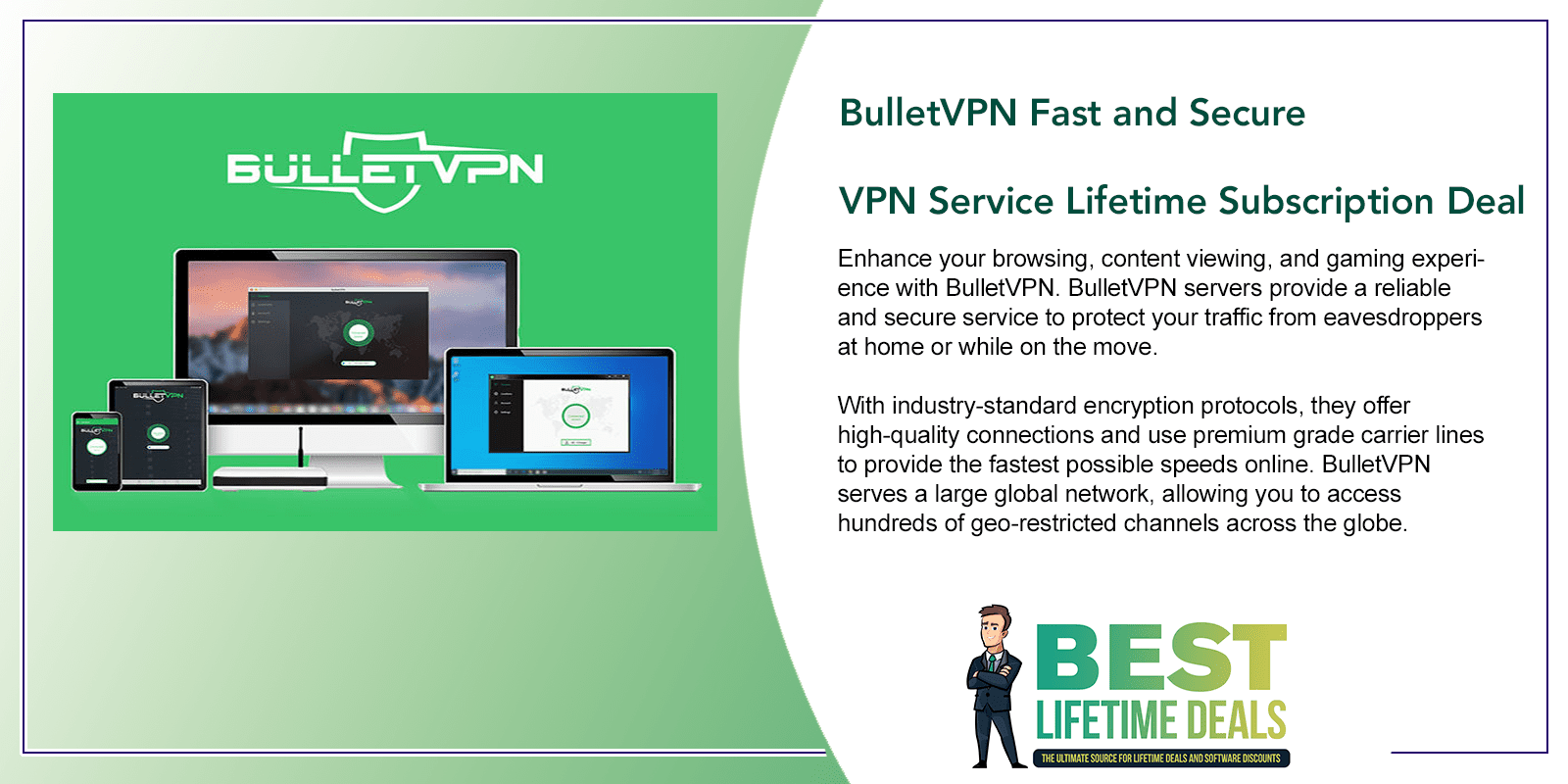 BulletVPN Fast and Secure VPN Service Featured Image