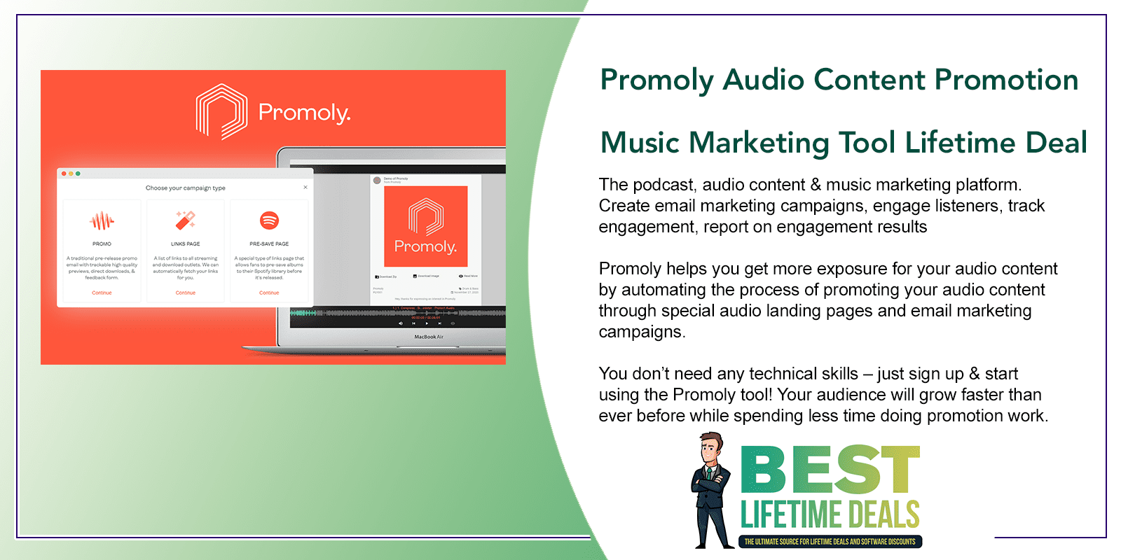 Promoly Audio Content Promotion Music Marketing Tool Featured Image