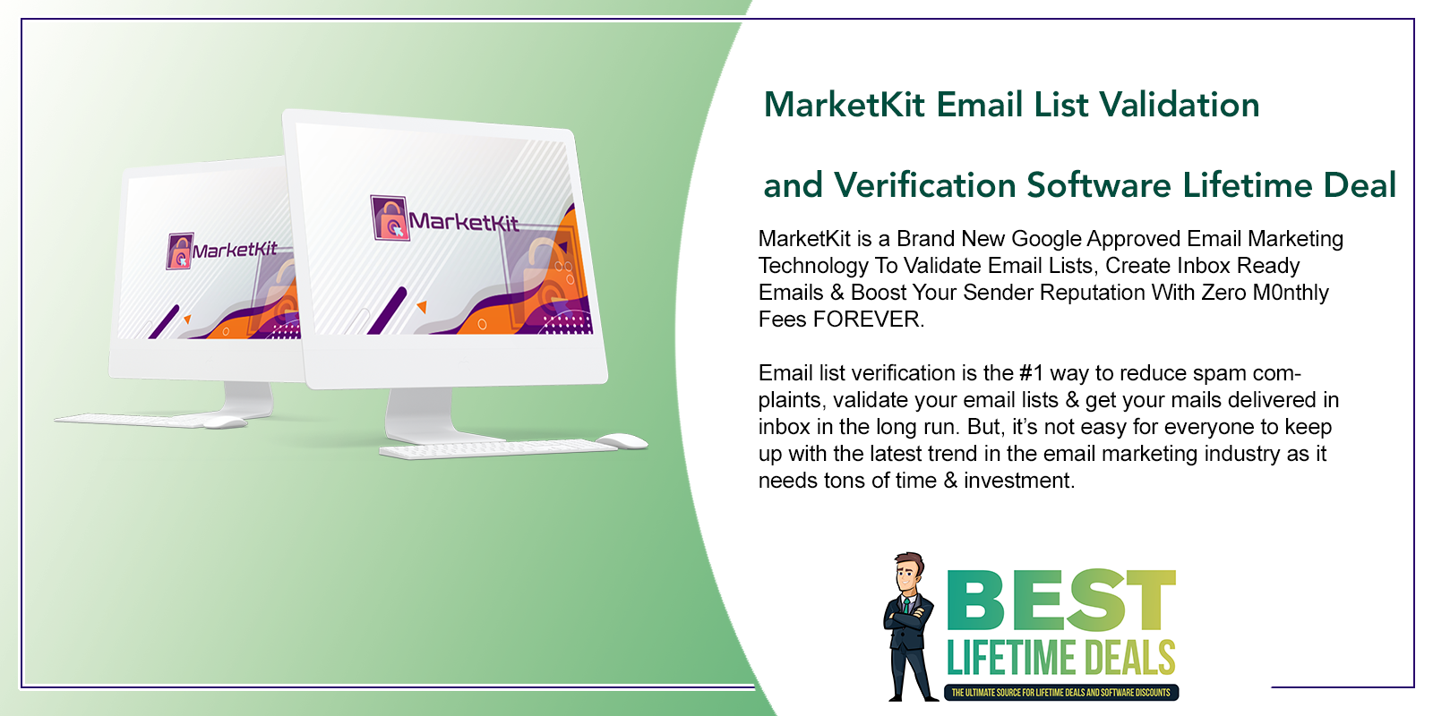 MarketKit Email List Validation and Verification Software Lifetime Deal Featured Image