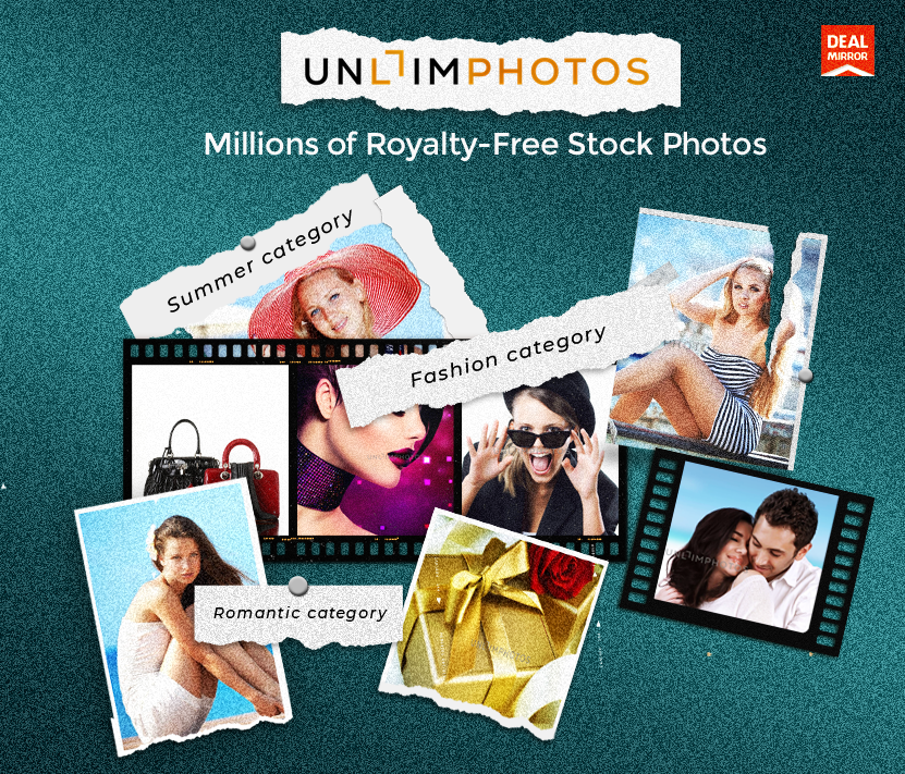 UnlimPhotos Access To 12 Million Royalty-Free Stock Photos Lifetime Deal