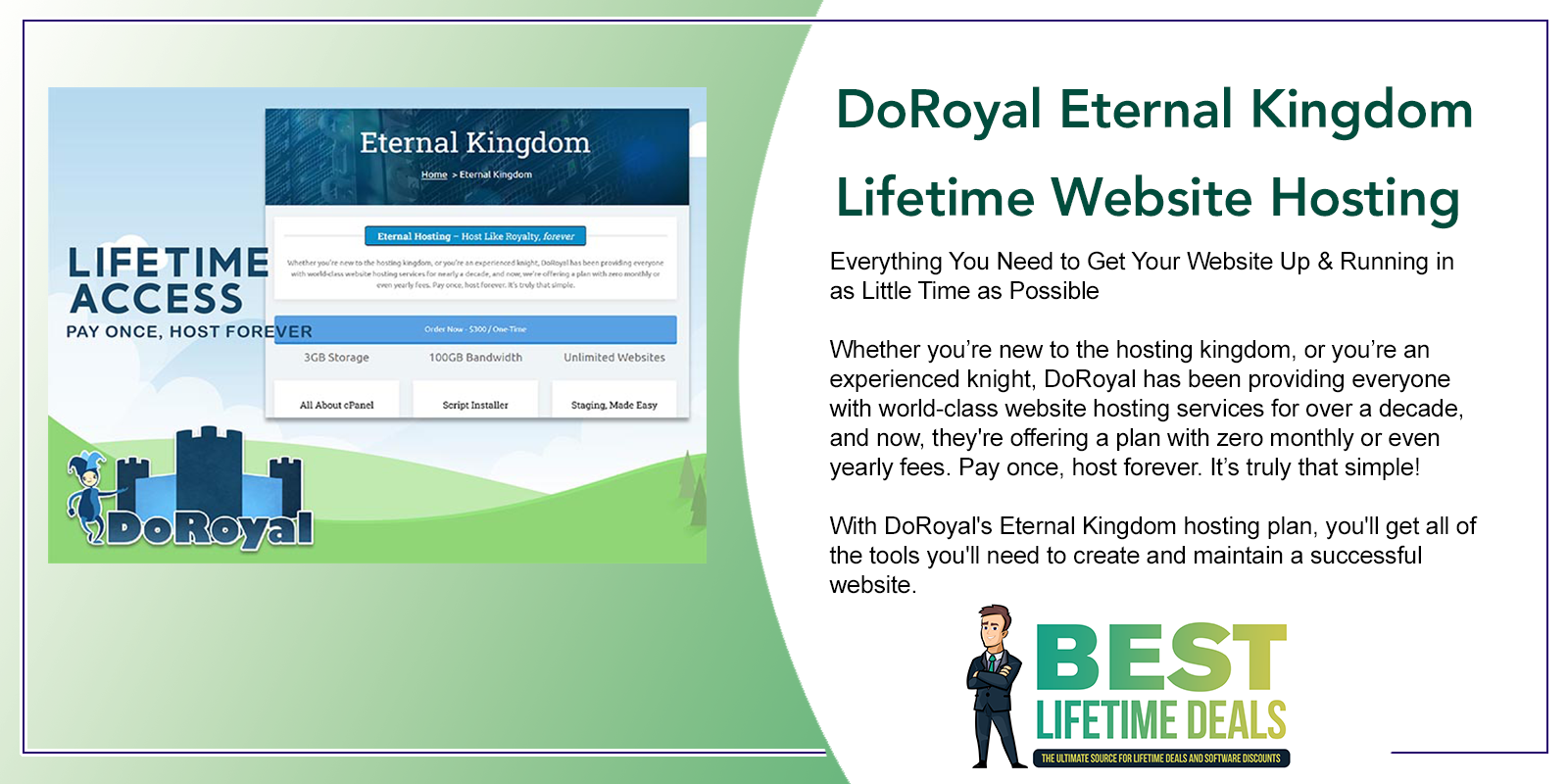 DoRoyal Eternal Kingdom Lifetime Website Hosting Featured Image