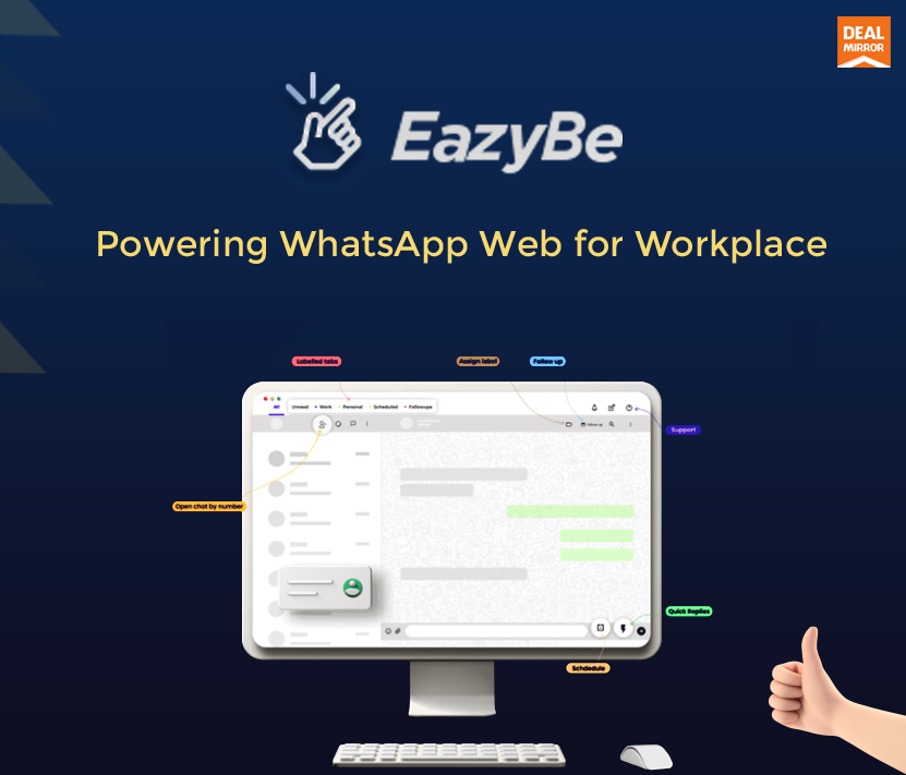 EazyBe Unlimited Whatsapp Scheduling Tool Lifetime Deal