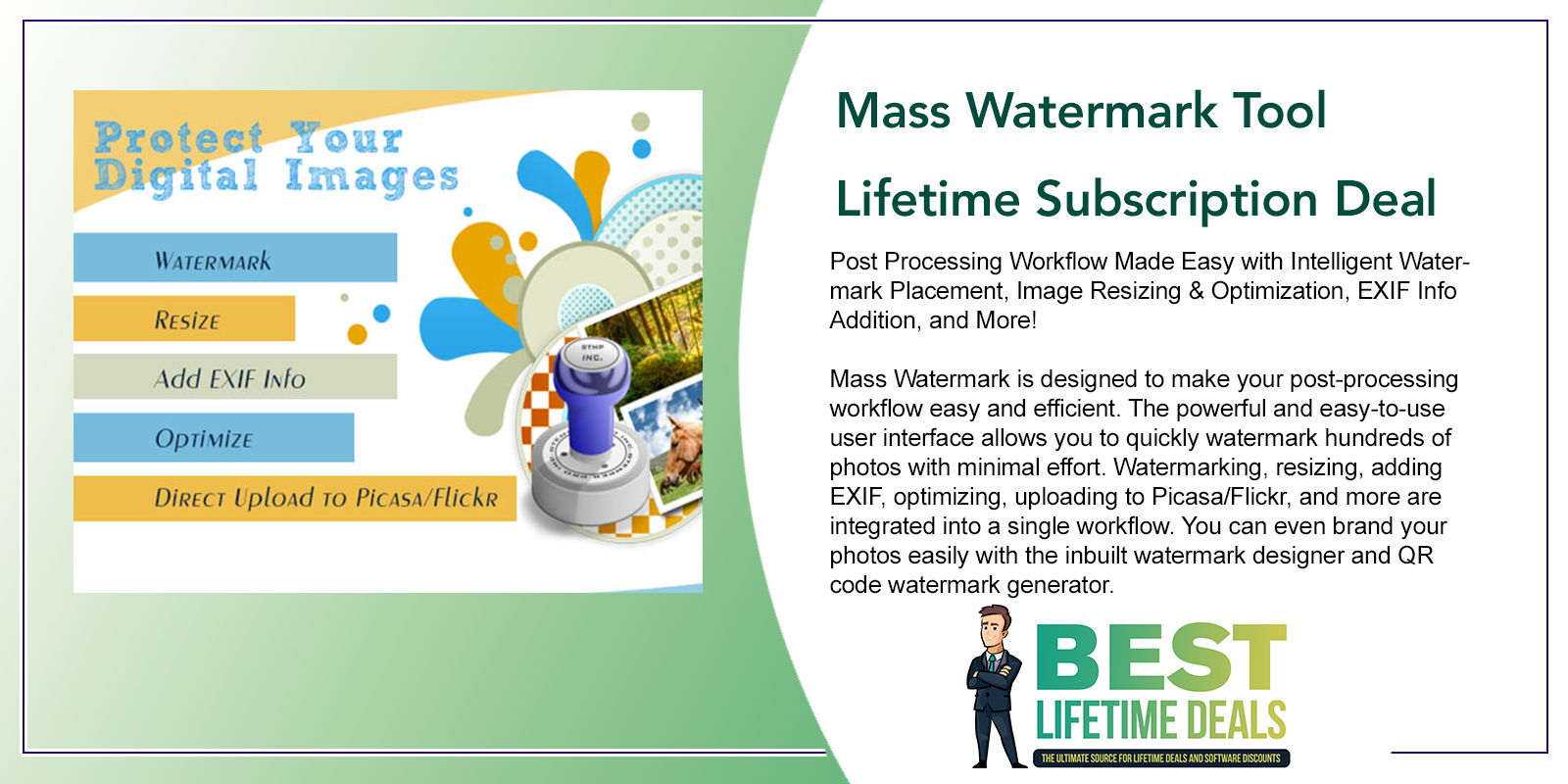 Mass Watermark Tool Lifetime Subscription Deal Featured Image