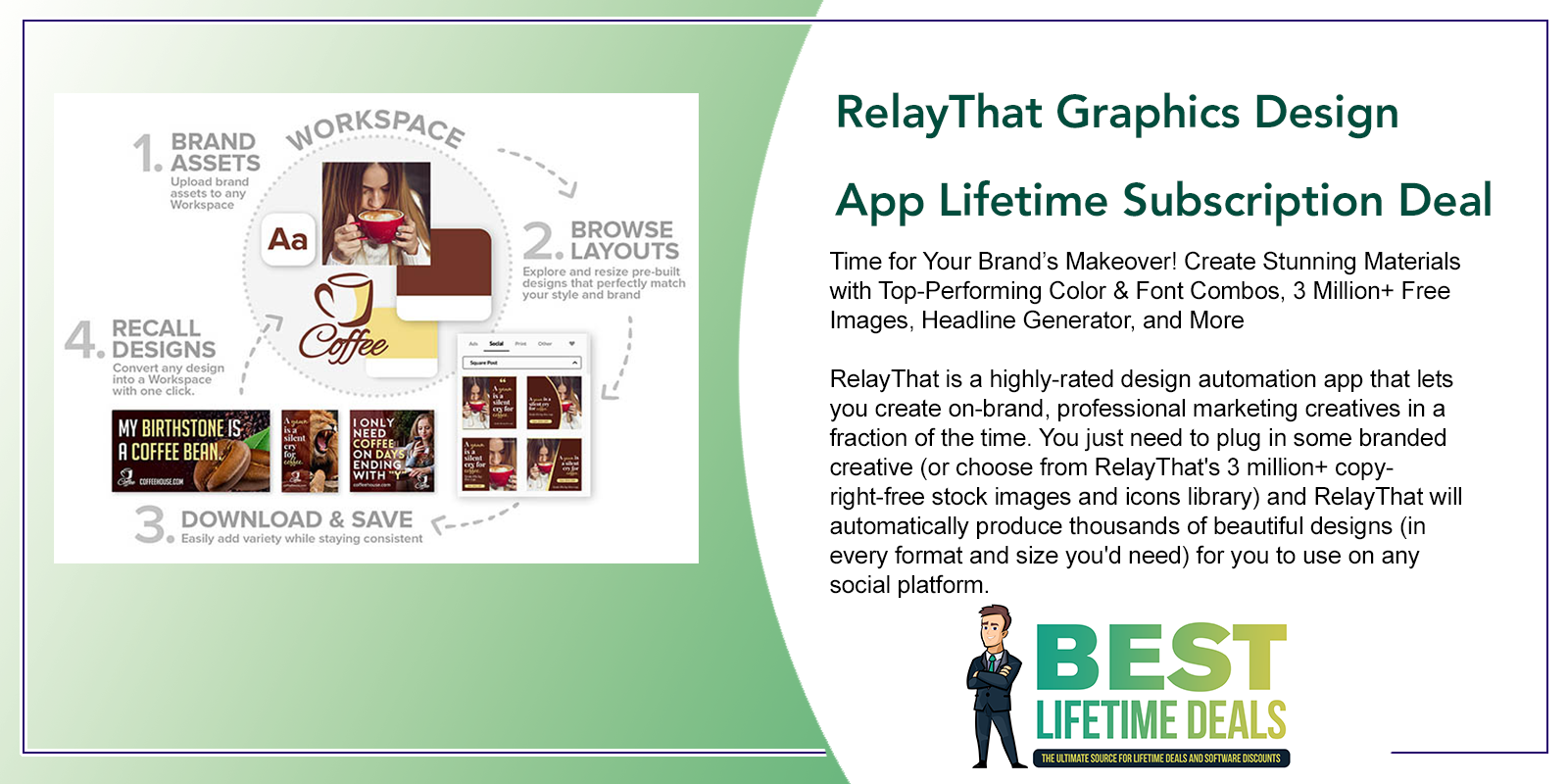 RelayThat Graphics Design App Lifetime Subscription Deal Featured Image
