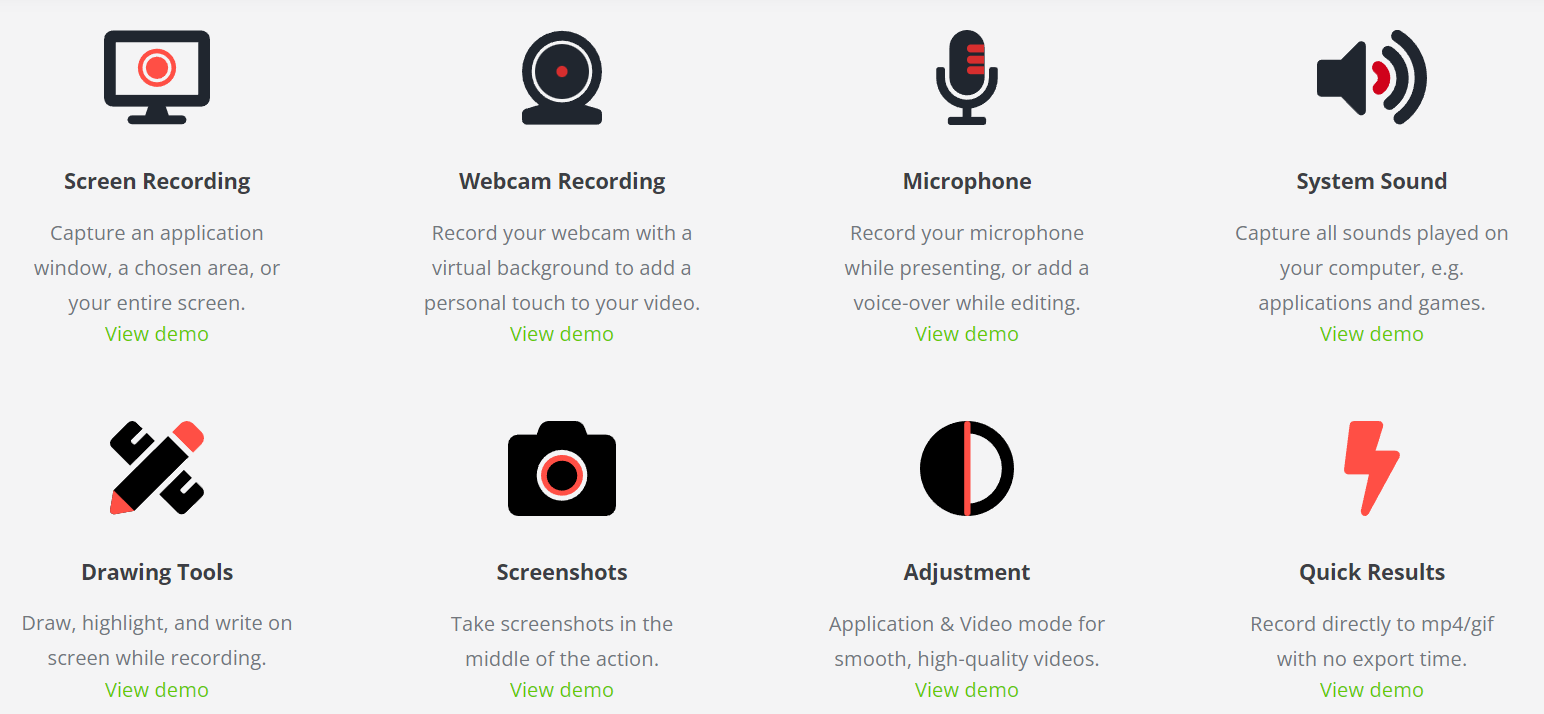 ScreenToVideo Start Recording With Just One Click