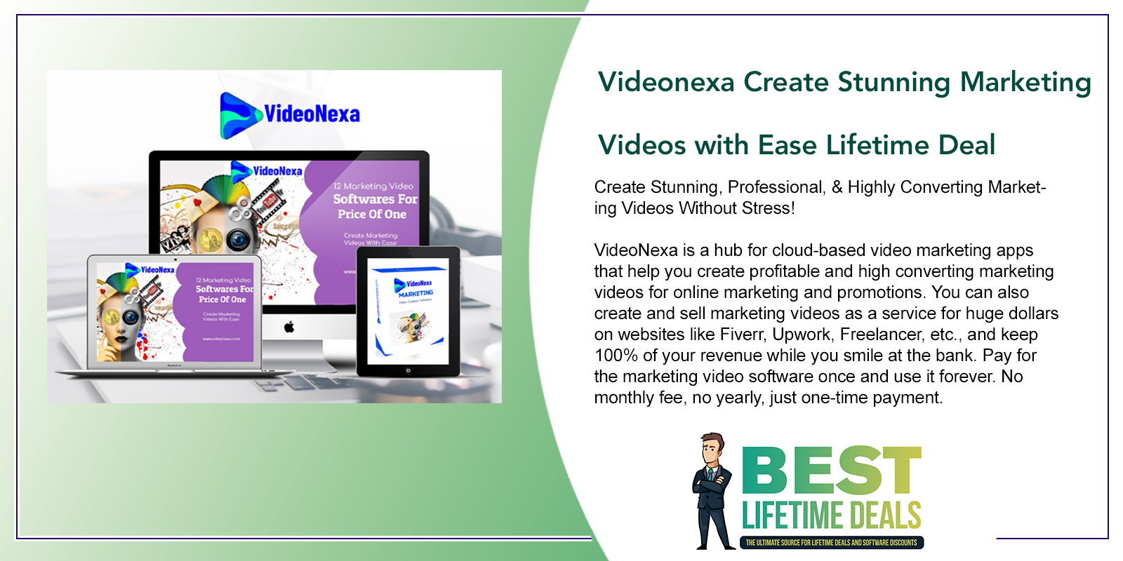 Videonexa Create Stunning Marketing Videos with Ease Lifetime Deal Featured Image