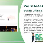 Way Pro No Code Landing Page Builder Lifetime Subscription Deal Featured Image
