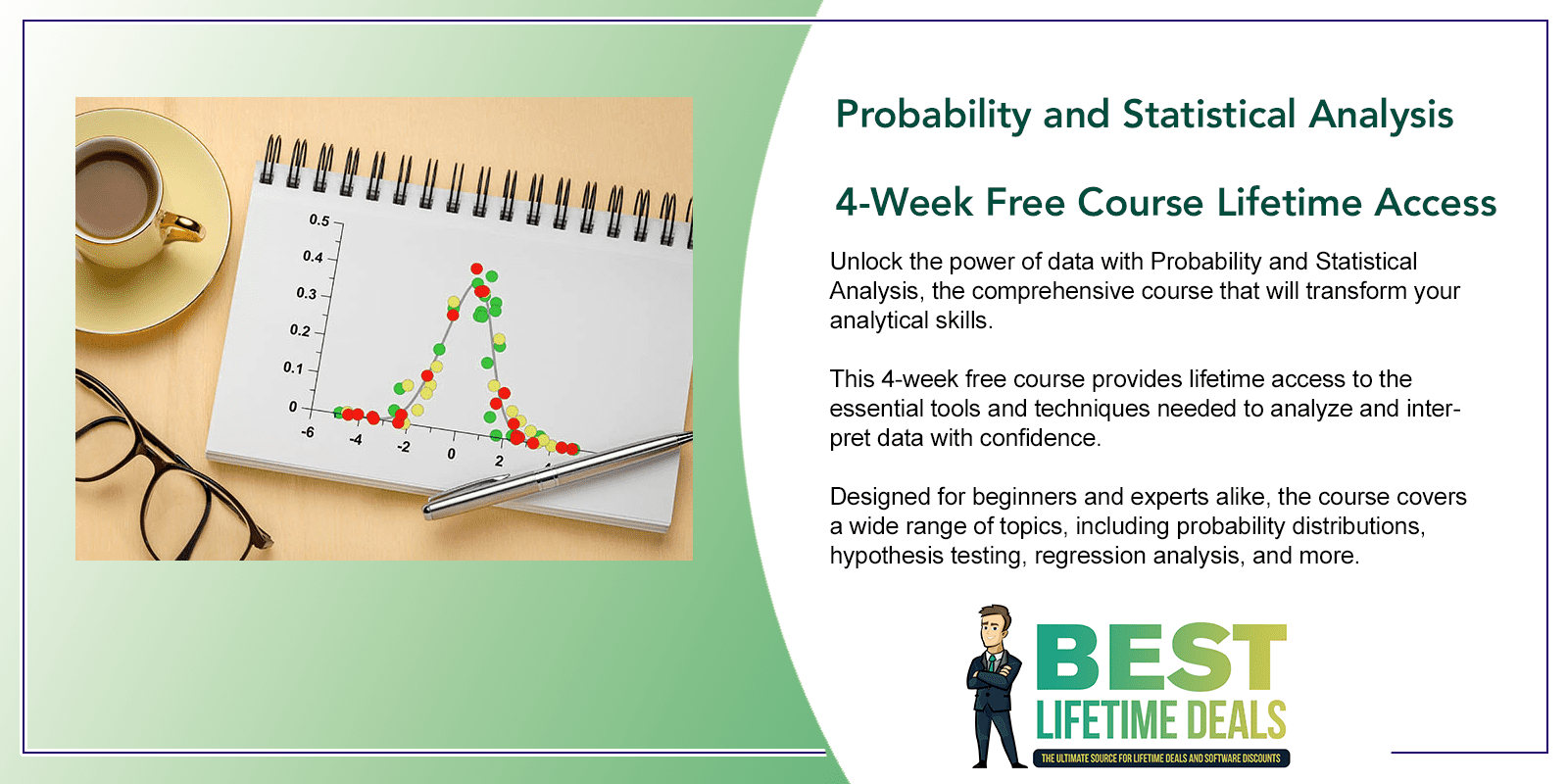 Probability and Statistical Analysis 4 Week Free Course Lifetime Access Featured Image