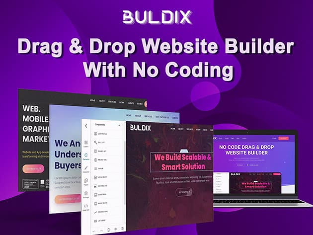 Buldix Pro Responsive Easy Websites Builder Lifetime Deal