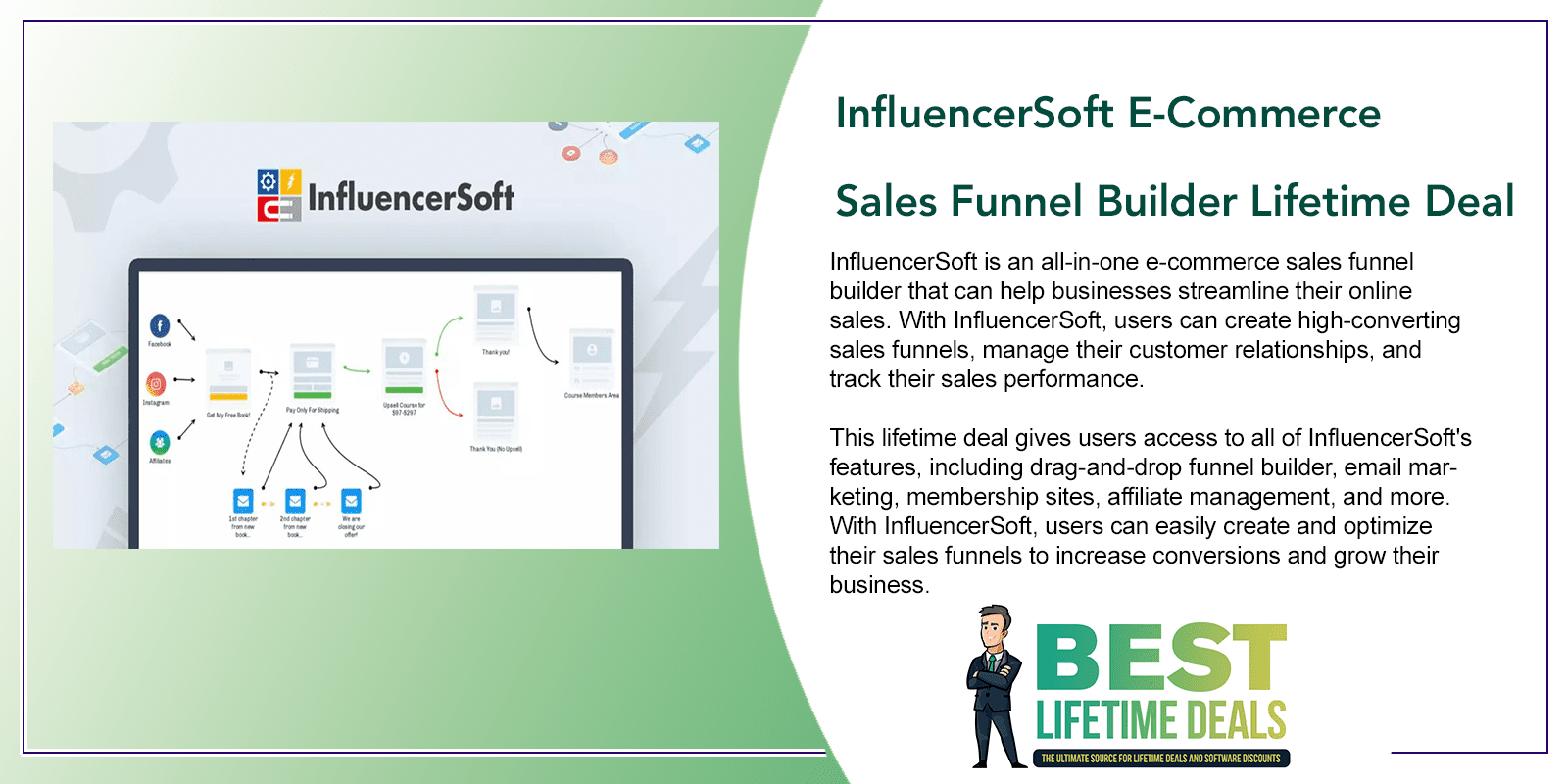 IInfluencerSoft E Commerce Sales Funnel Builder Featured Image