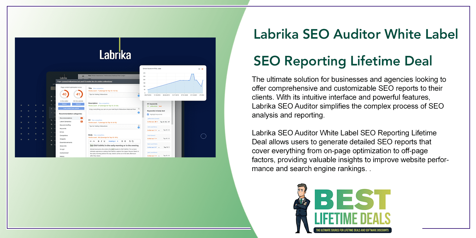 Labrika SEO Auditor White Label SEO Reporting Featured Image
