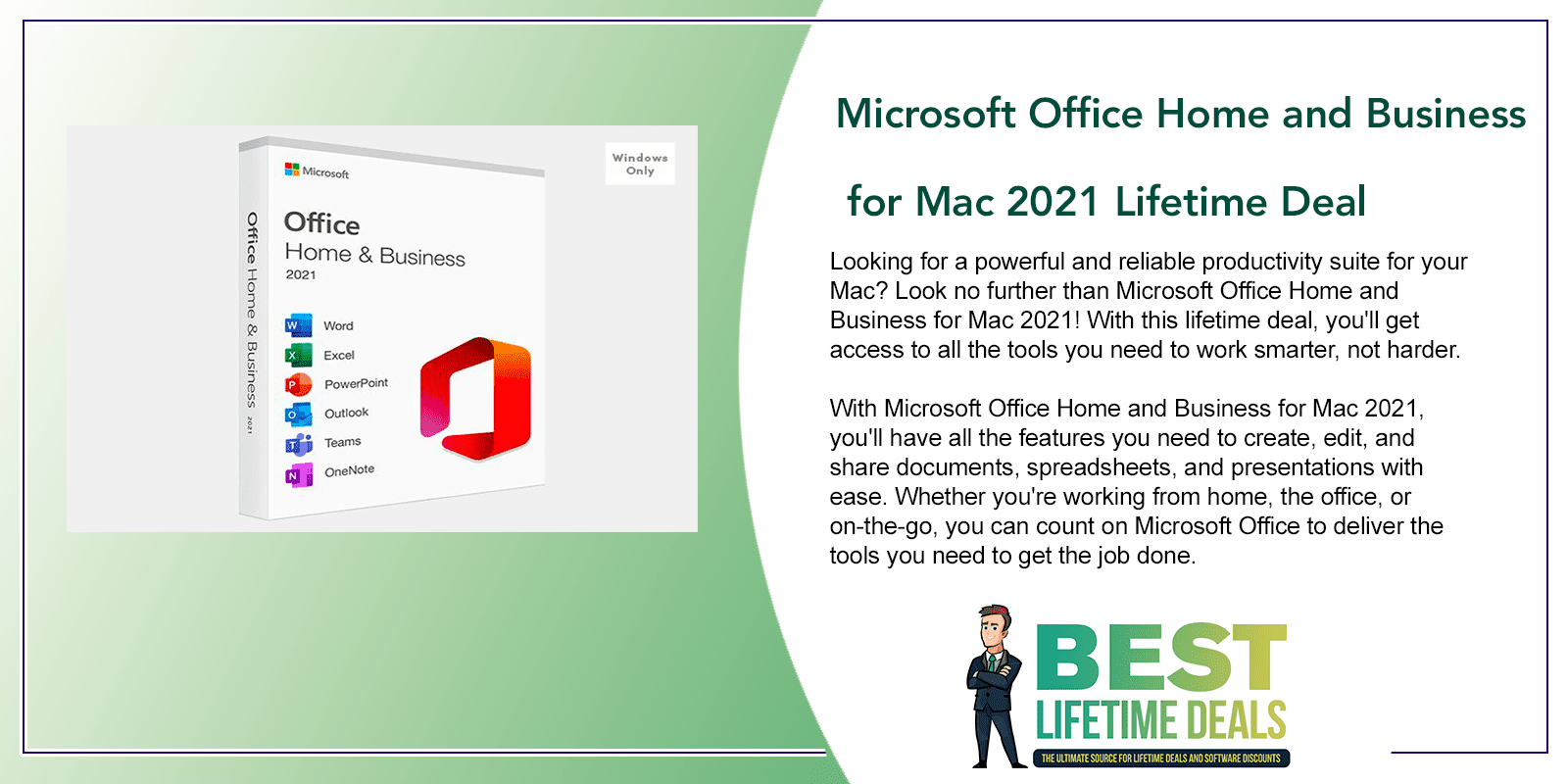 Microsoft Office Home Business for Mac 2021 Featured Image