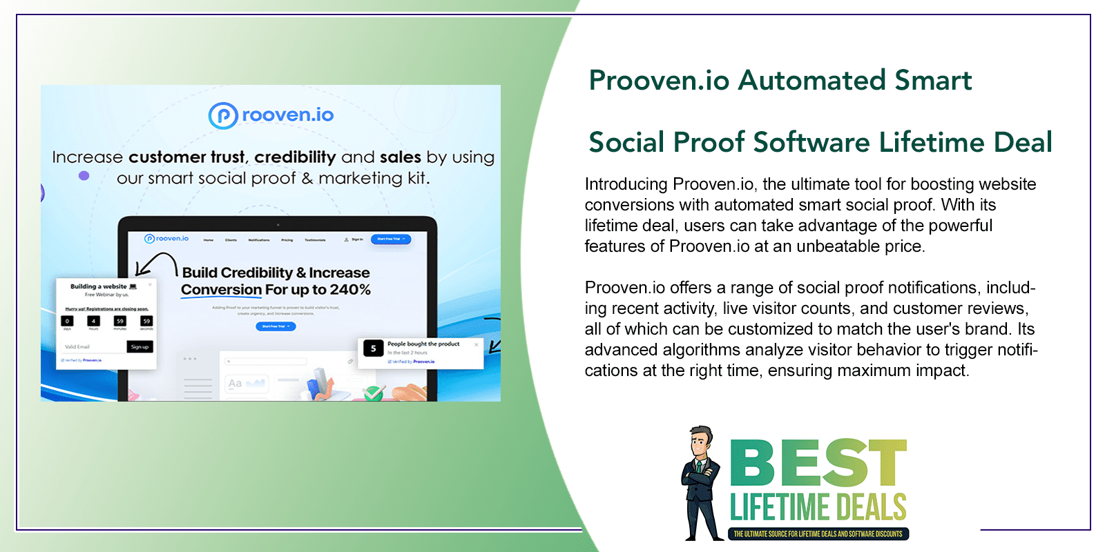 Prooven.io Automated Smart Social Proof Software Featured Image