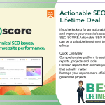 SEO SCORE Actionable SEO Reporting Tool Lifetime Deal