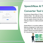 SpeechNow AI Text to Speech Converter Tool Lifetime Deal Featured Image