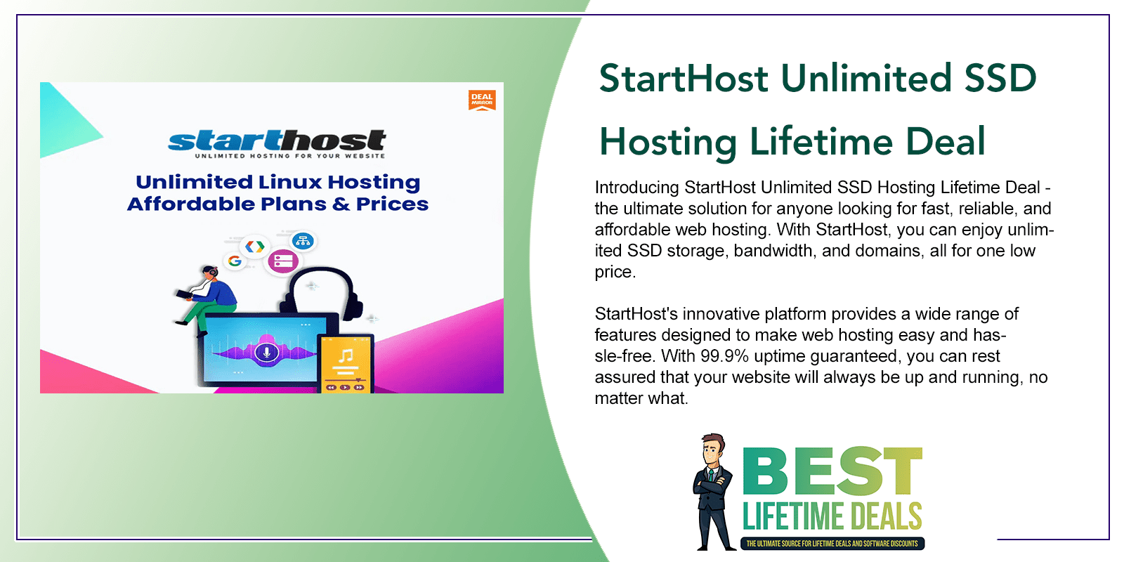 StartHost Lifetime Deal Featured Image