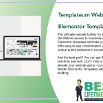 Templateum Website Builder Elementor Templates Lifetime Deal Featured Image
