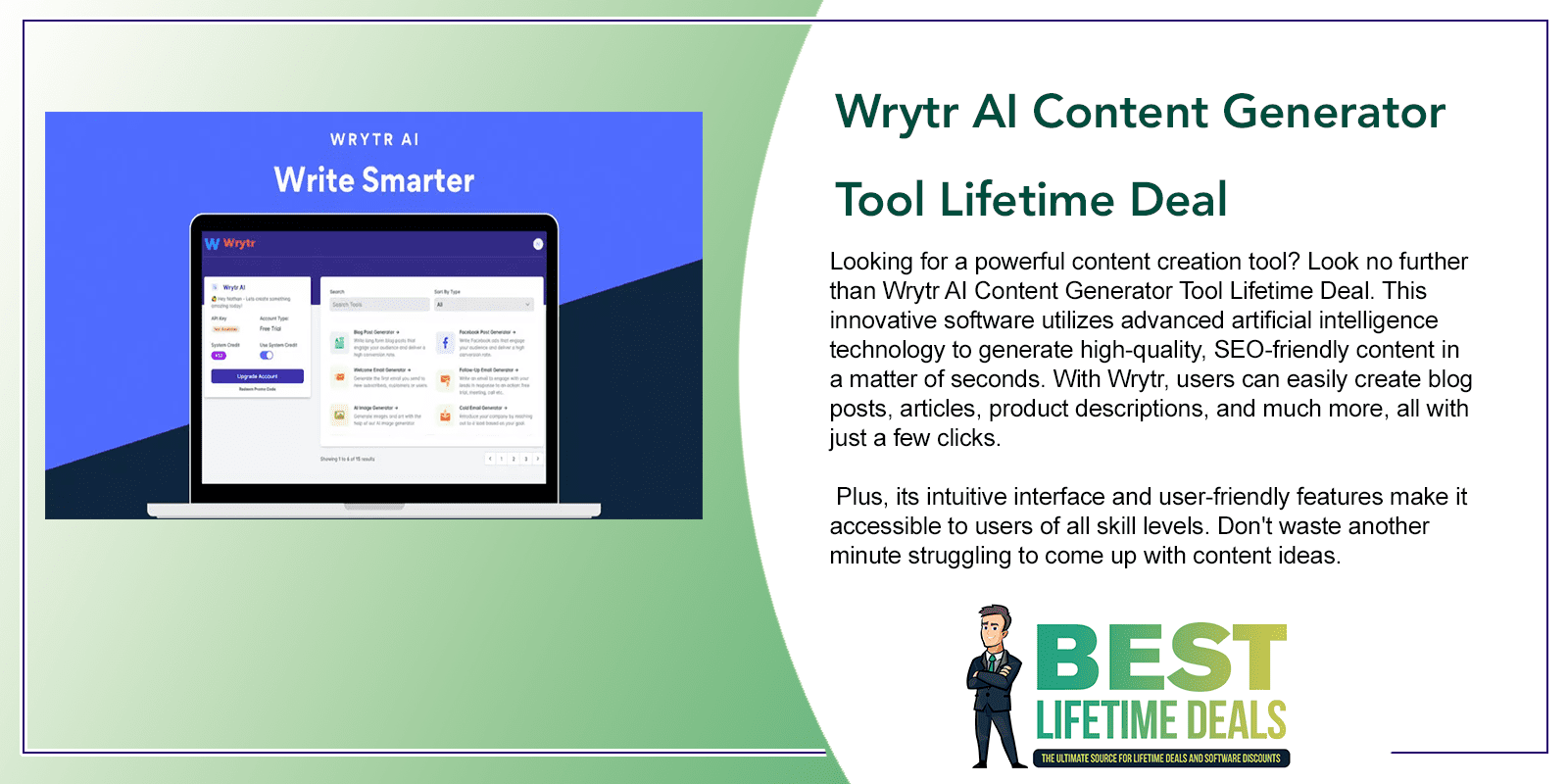 Wrytr AI Content Generator Tool Featured Image