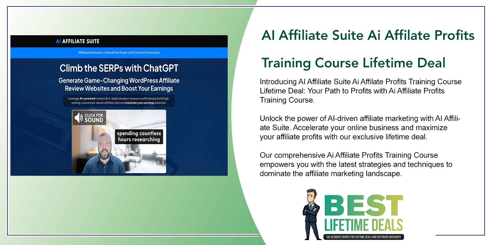 AI Affiliate Suite Ai Affilate Profits Training Course Lifetime Deal Featured Image