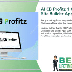 AI CB Profitz 1 Click Ai Clickbank Site Builder App Lifetime Deal