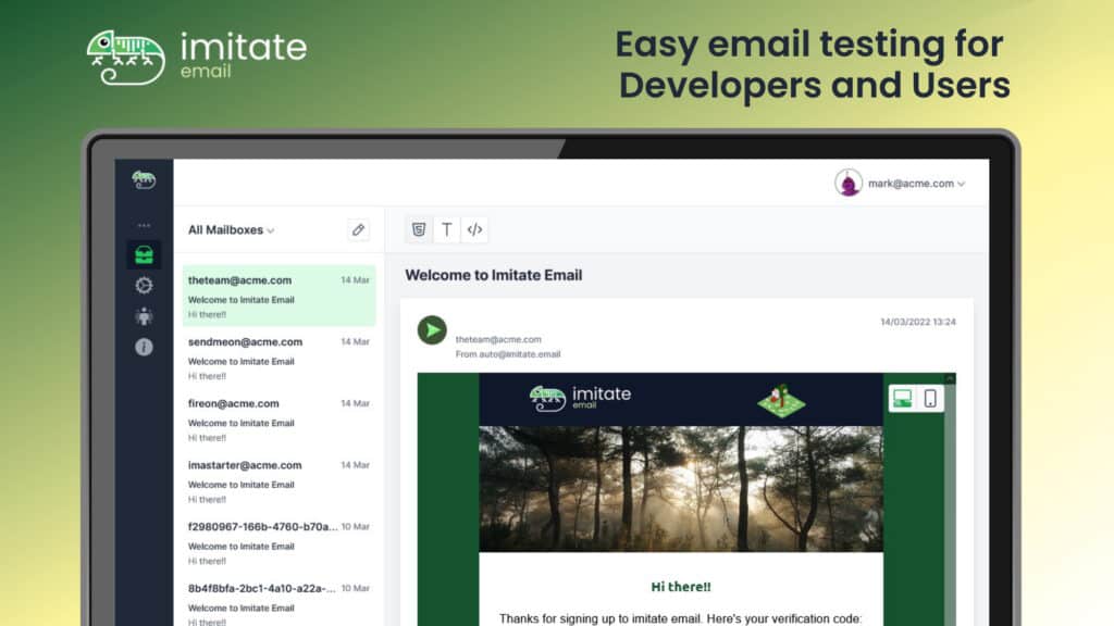 Imitate Email Testing and Development App Lifetime Deal